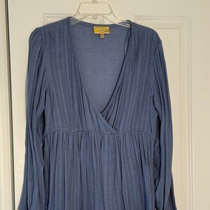 Women's Blouse, Like New, Vera Wang, Blue, XL